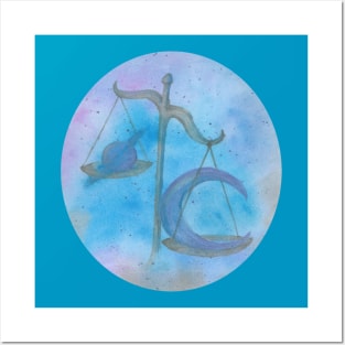 Zodiac sign libra Posters and Art